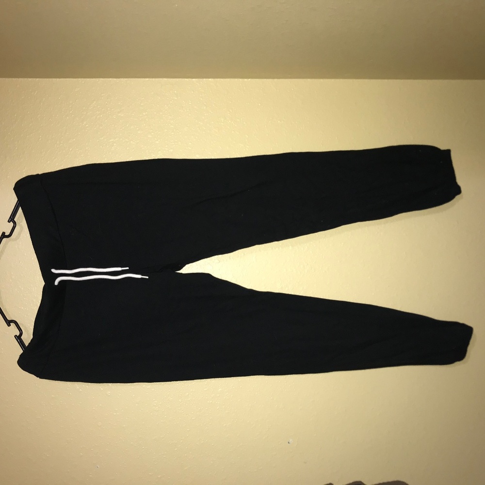 Black Drawstring Joggers